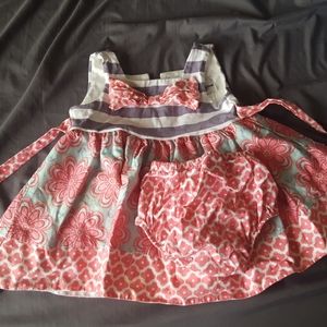 Baby Girl Floral & Strip Dress